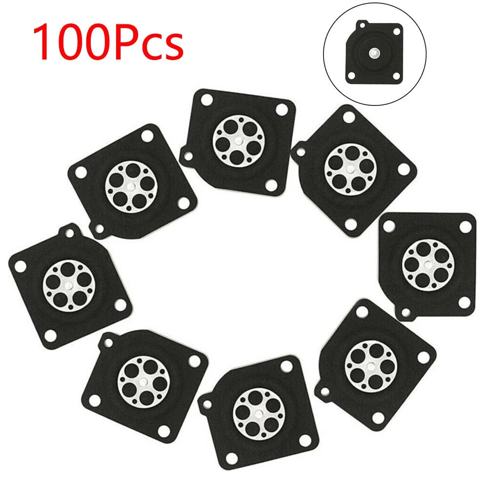 100Pcs Carburetor Metering Diaphragm Repair for Zama C1U (Chainsaw)
