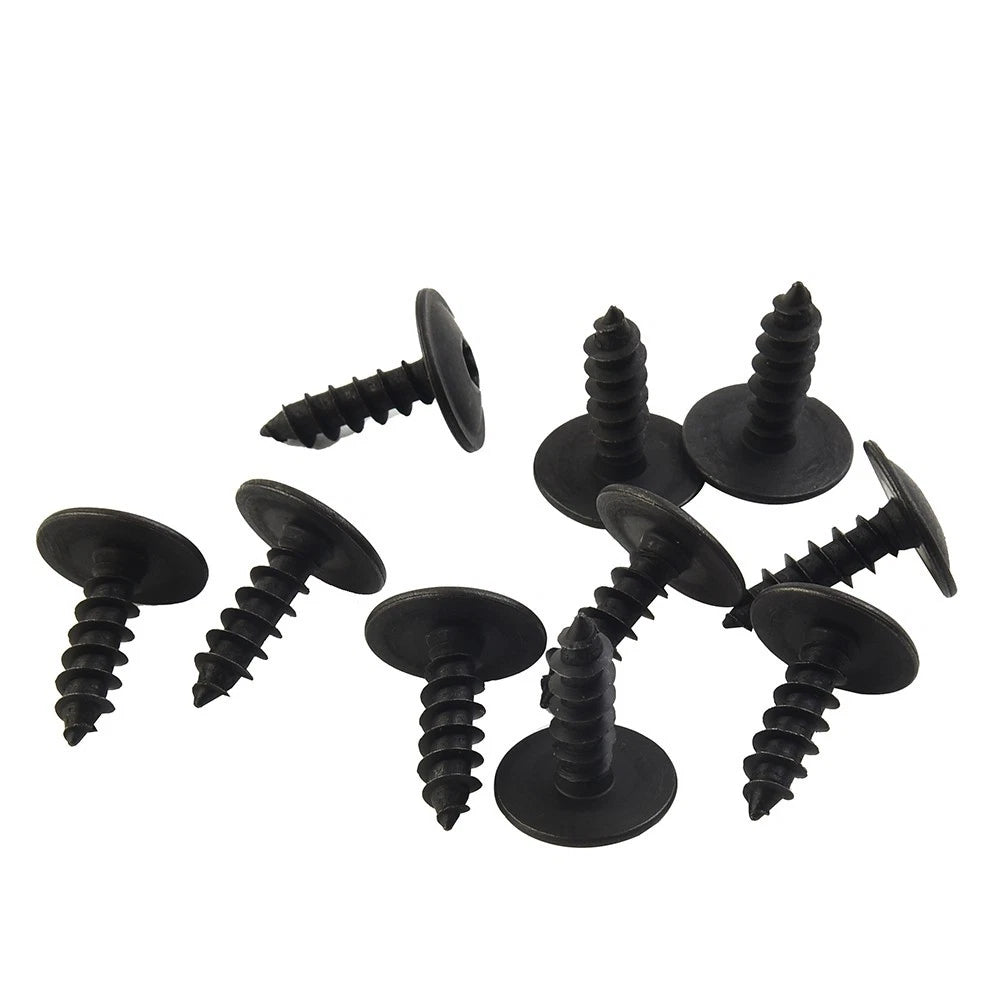 10 PCS Torx Screws Bumper Engine Shield Cover Tray Clips Fastener Retainer Kits