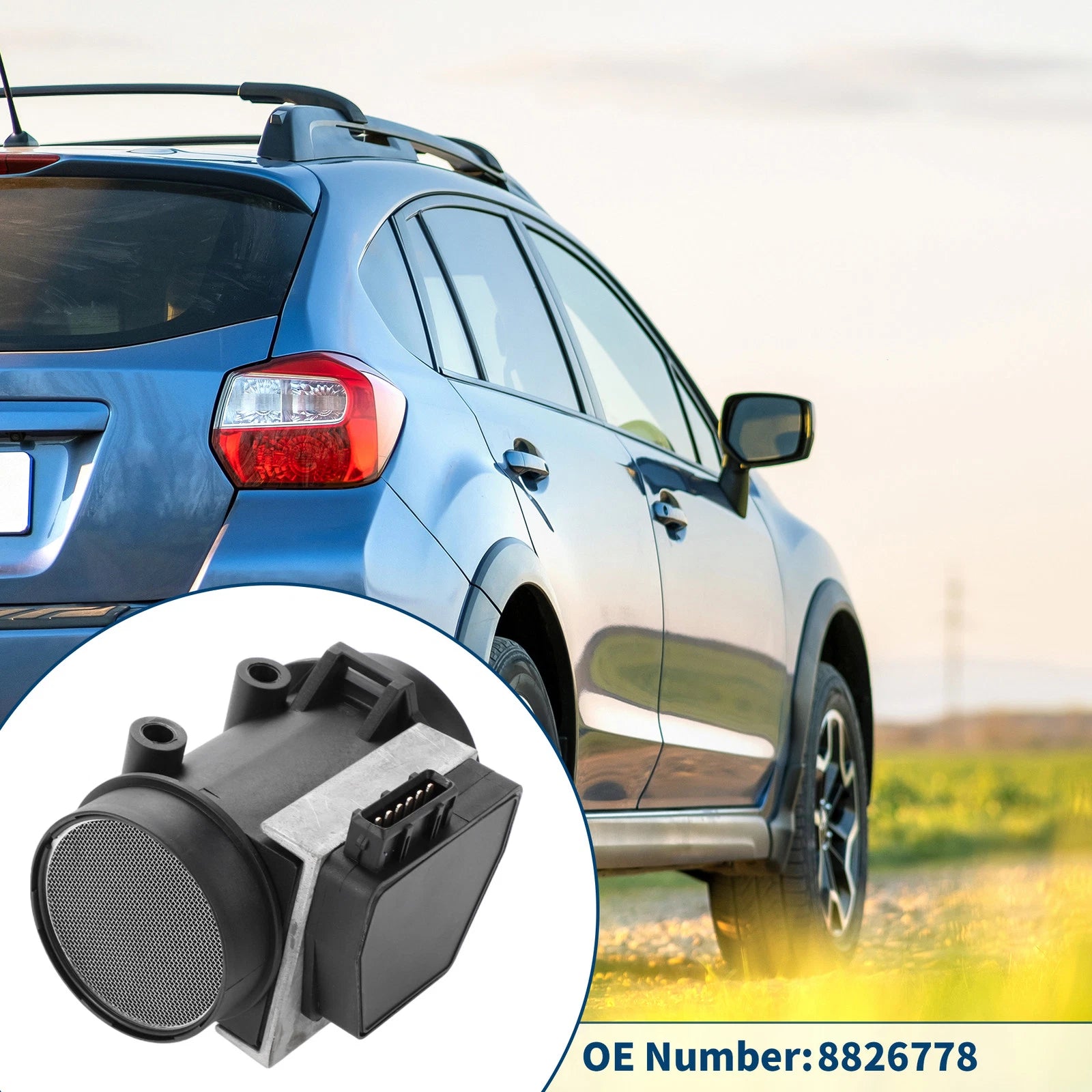 Mass Air Flow Sensor Assembly for Saab 2.3L 2.1L (No. 8826778)