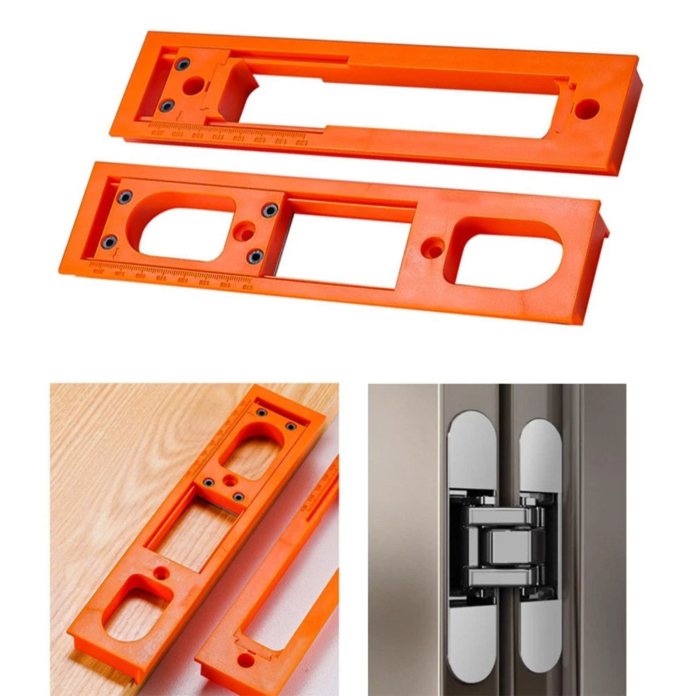 Door Hinge Slot Template for Carpenters and Installers