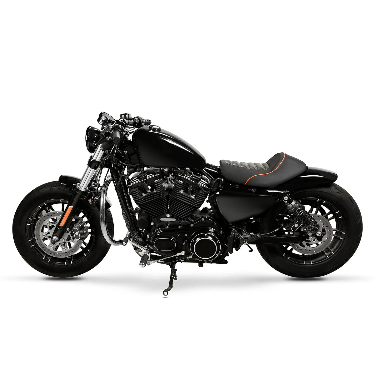 Front Solo Driver Seat for Harley Sportster Iron 883 1200 (2010–2022)