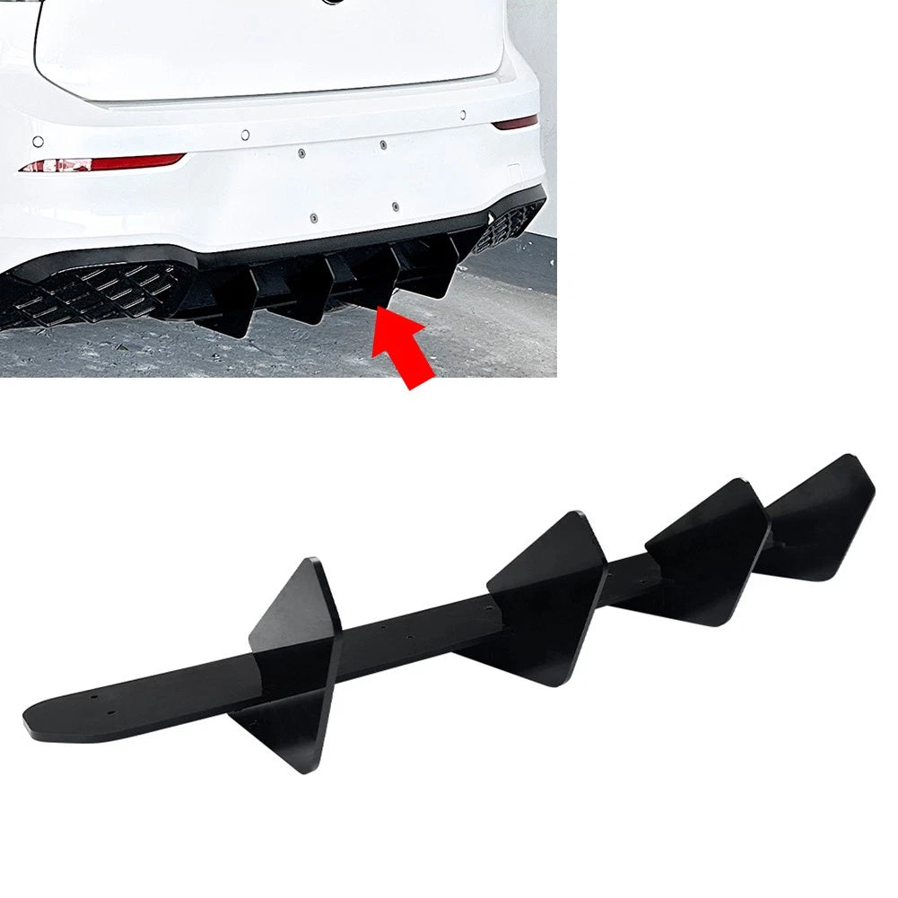Rear Bumper Lip Diffuser Spoiler Splitter Kit for VW Golf 8.5 (2024–2025)