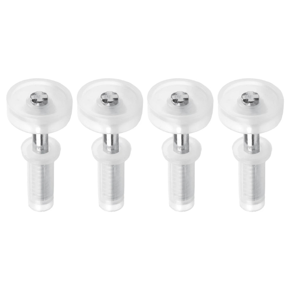 Set of 4 Bifold Door Top Guide Wheels for Closet Pantry and Laundry Room