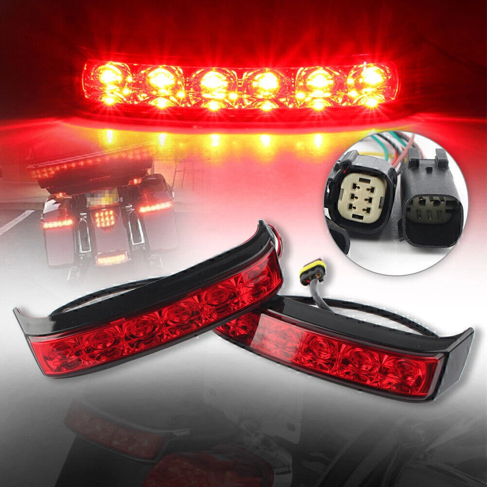 LED Saddlebag Run/Brake/Turn Lamp Light Housing for Harley (2014–2019)