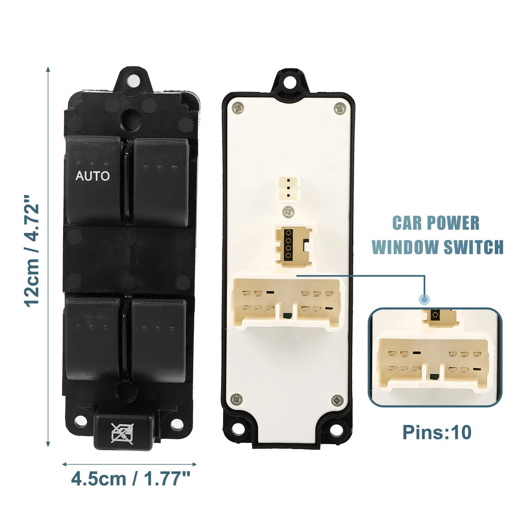 Power Window Switch Driver Side Replacement for Mazda 3 (2004–2009)