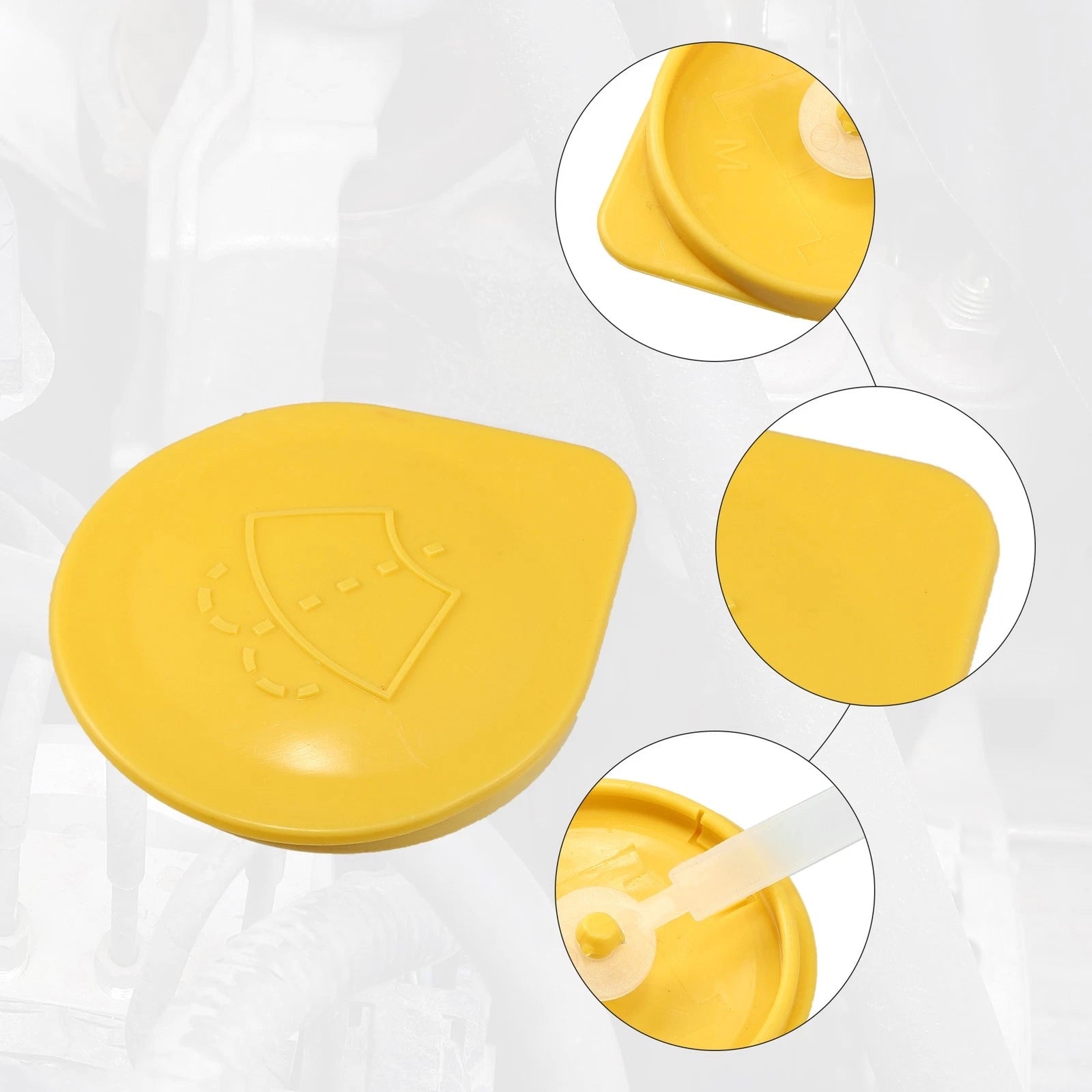 Windshield Washer Fluid Reservoir Cap Cover Set for Subaru Forester (2014–2018)