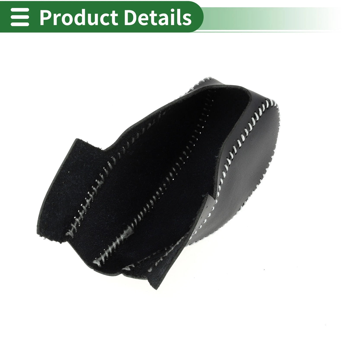 Gear Shift Knob Cover for Subaru Forester (2014–2017) Black Grey Faux Leather