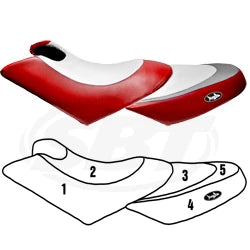Seat Cover for Seadoo GTX 4-TEC (2002–2006), GTX DI (2002), Wake (2003–2007), RXT