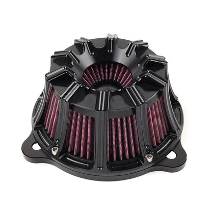 Air Cleaner Intake Filter Kit for Harley Electra Glide, Street Glide, Road King, Dyna (Does Not Apply)