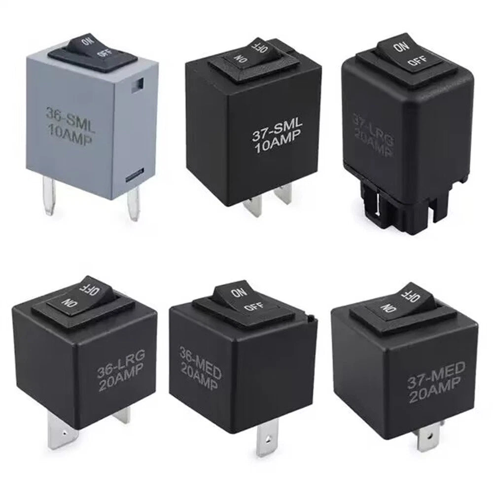 6Pcs Fuel Pump Relay Kit for Universal Applications (12V)