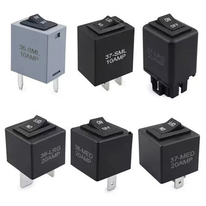 6Pcs Fuel Pump Relay Kit for Universal Applications (12V)