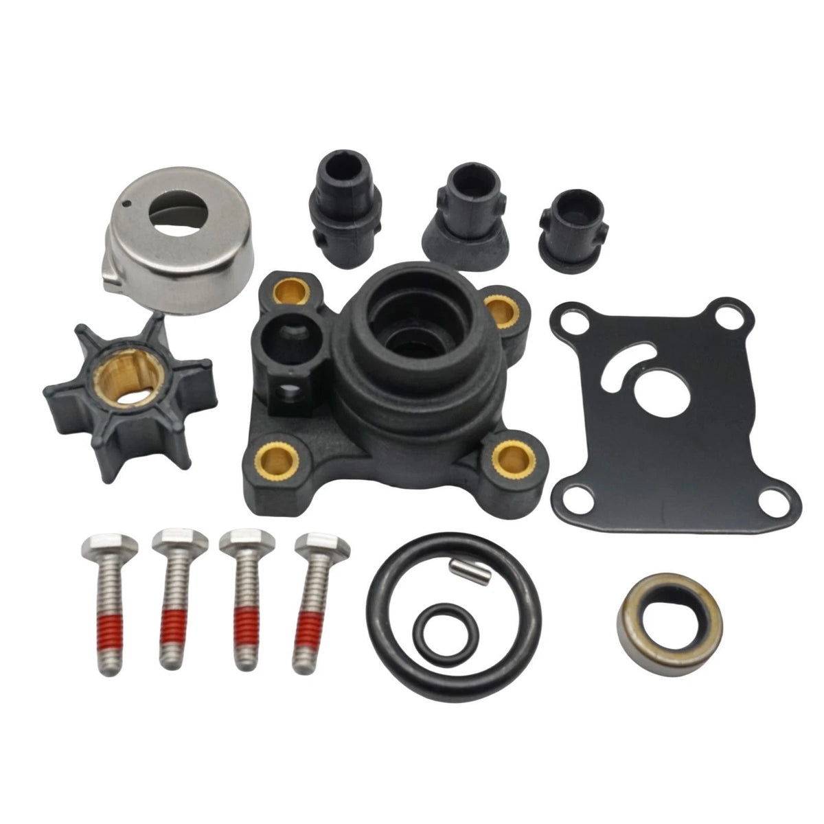 Water Pump Impeller Kit for Johnson Evinrude 9.9-15HP 1974-2007 Replace 394711