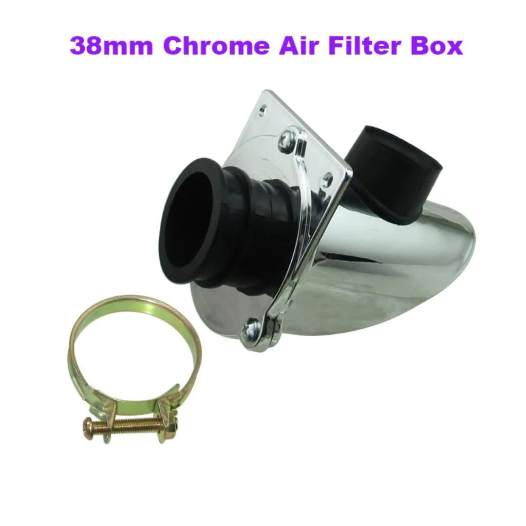 38mm Chrome Air Filter Box for Monkey Gorilla Z50