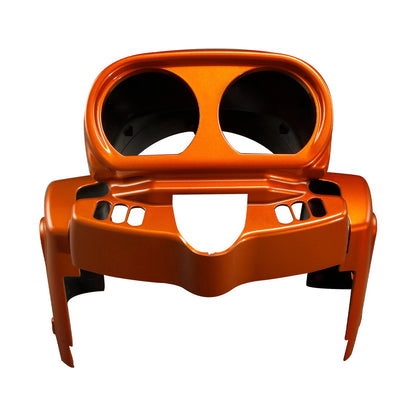 Instrument Housing for Harley Road Glide (2015–2023) Scorched Orange/Black Denim