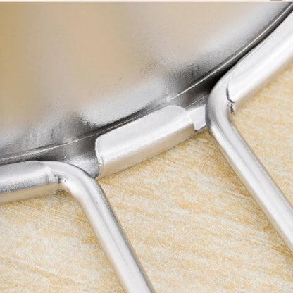304 Stainless Steel Camping Cookware Snow Roller Bowl with Handle