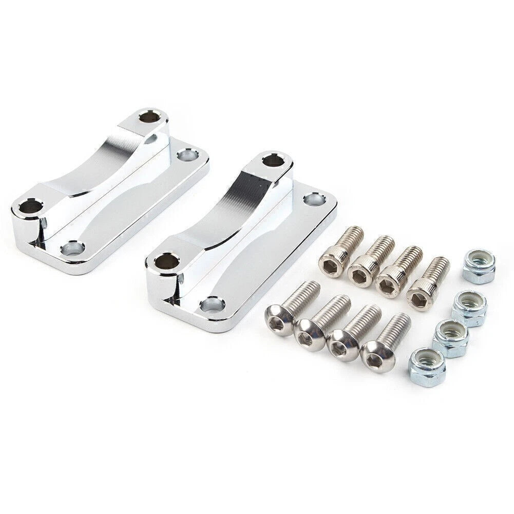 Front Fender Spacer Bracket Kit Chrome for Harley Electra Street Glide (2003–2013)