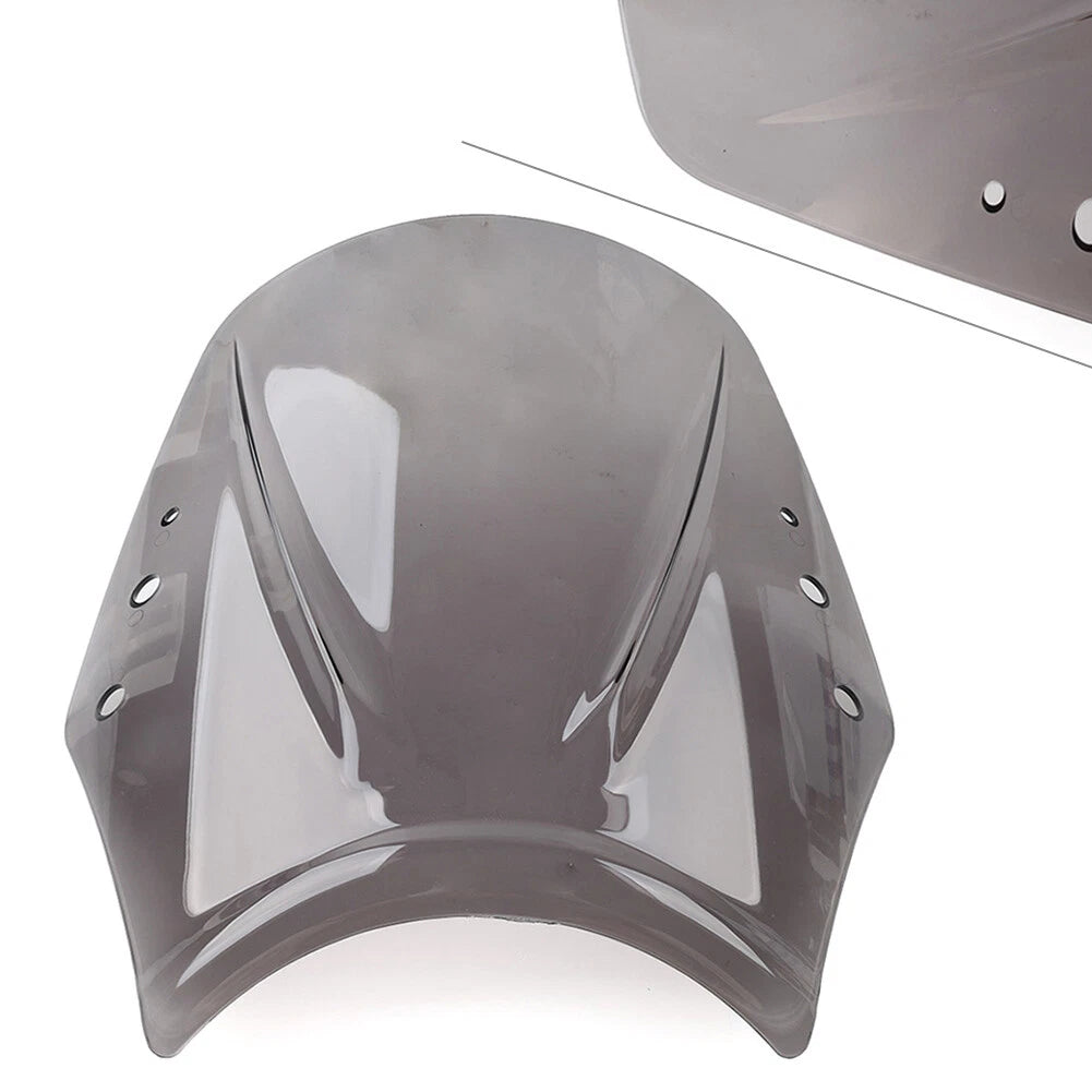 Universal Motor Windshield Wind Screen Deflector Wind Shield Gray