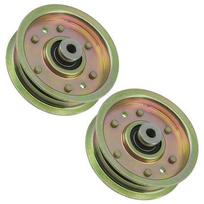 Qty 2 Deck Flanged Idler Pulley Replacement for Ariens 48 in (2011–2011)