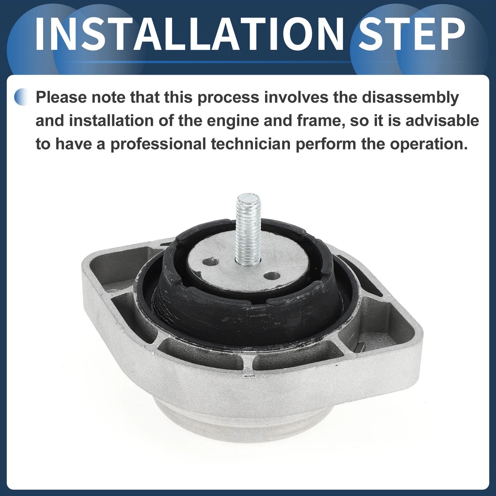 Engine Motor Mount Replacement for BMW X3 E83 (2005–2006)