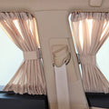 1 Pair Adjustable Car Window Mesh Curtain UV Sunshade for