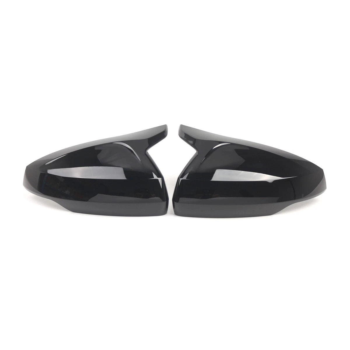 Gloss Black Side Wing Mirror Cover Caps for VW Polo MK6 (2018–2026)