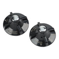 2 Heater Air Control Knobs Set for MGB GT (1962–1974) Chrome