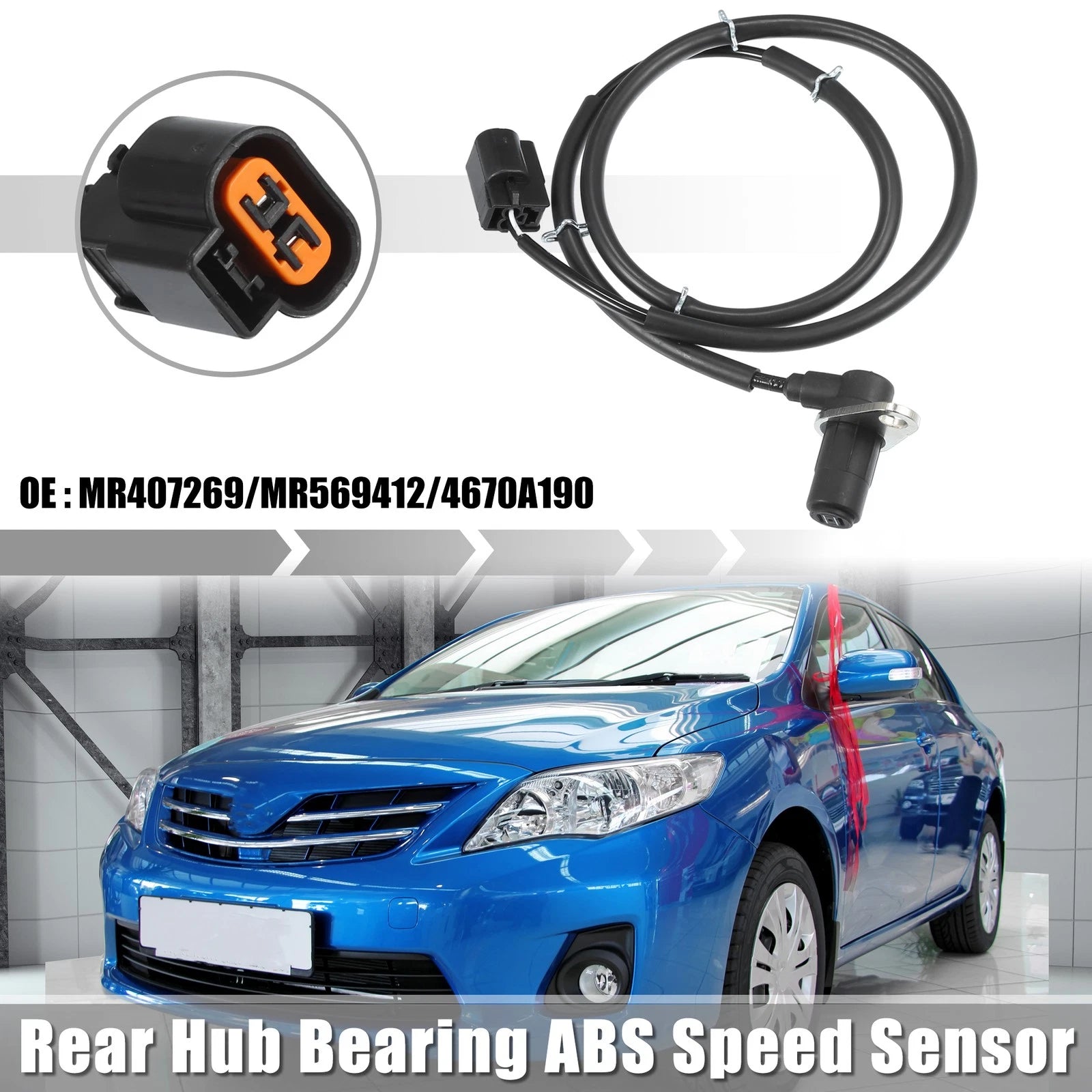 Front Right ABS Speed Sensor Replacement for Mitsubishi Pajero III (2000–2006)