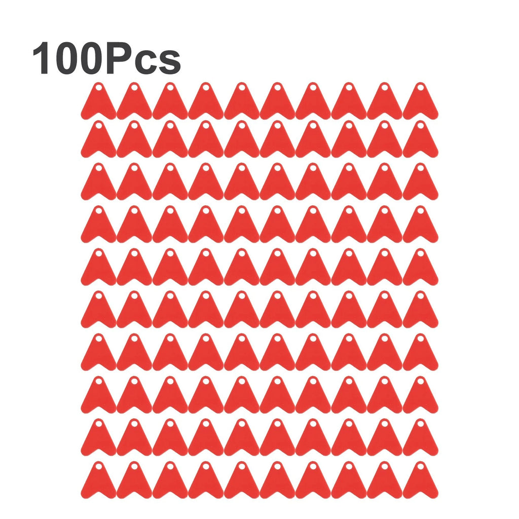 100pcs Plastic Fishtails for DIY Bait Accessories