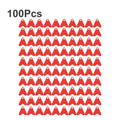 100pcs Plastic Fishtails for DIY Bait Accessories