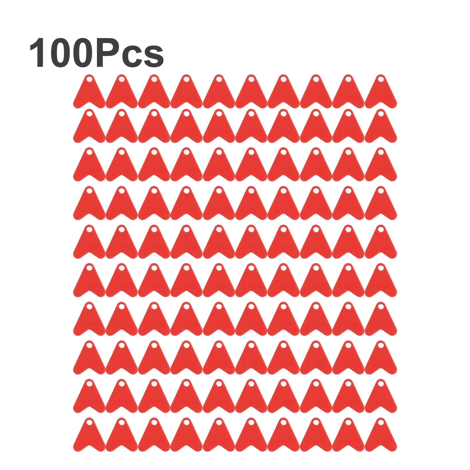100pcs Plastic Fishtails for DIY Bait Accessories