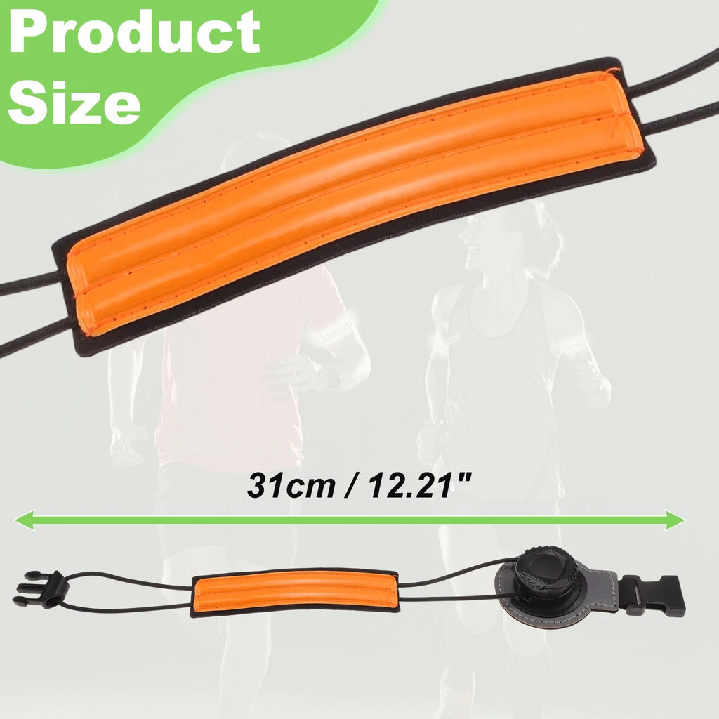 Reflective Bicycle Trouser Clips Adjustable Cycling Bands for Orange (2 Pack)