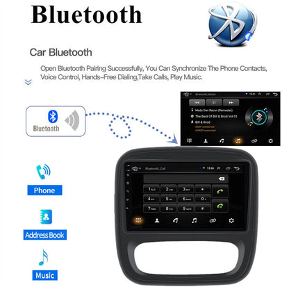 9" Android 11.0 Car Stereo GPS for Renault Trafic (2014–2021)
