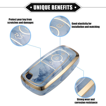 3 Button TPU Key Fob Cover Case Replacement for Ford Explorer (2011–2019)