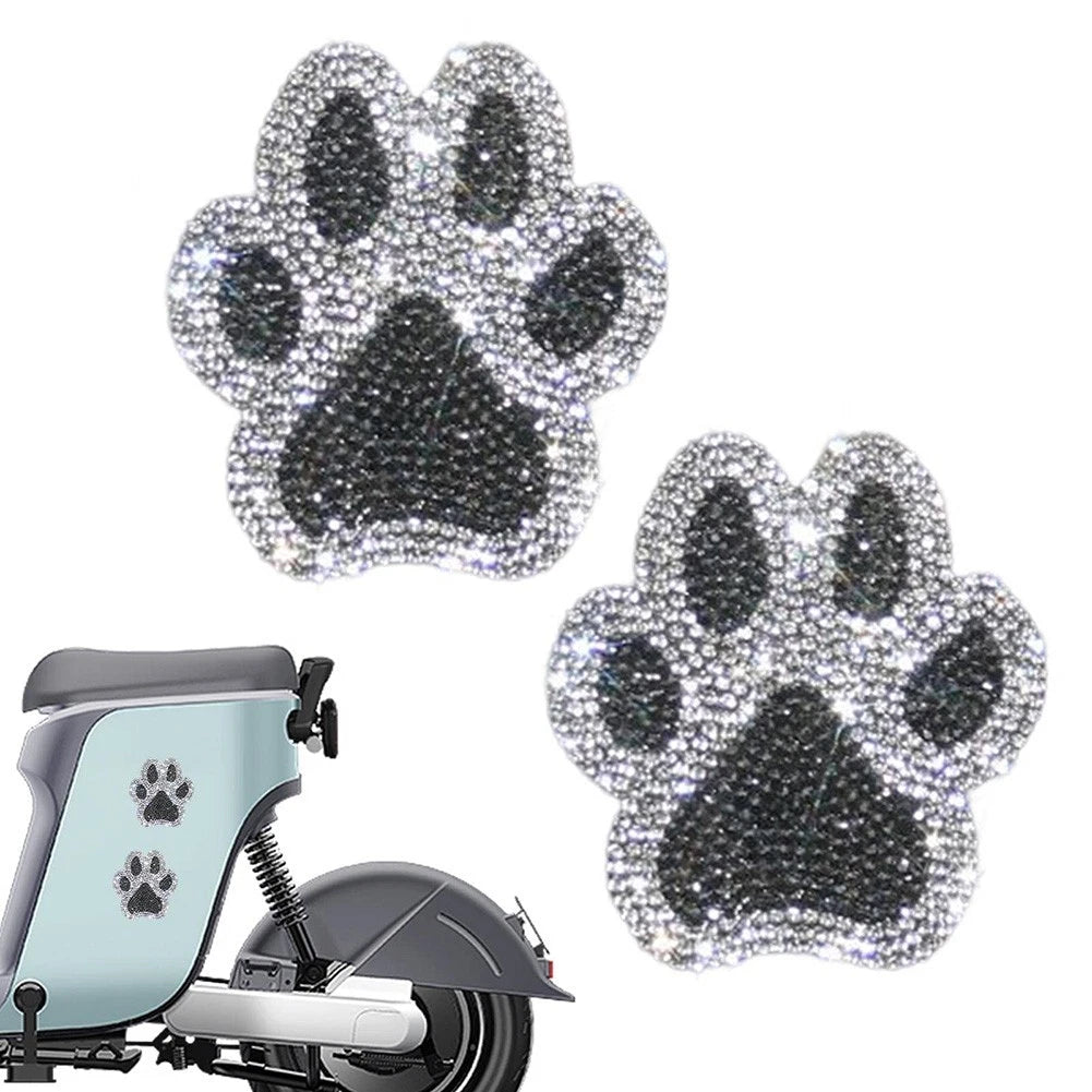 Rhinestone Paw Stickers for Universal Use (Easy Apply, Long Lasting)