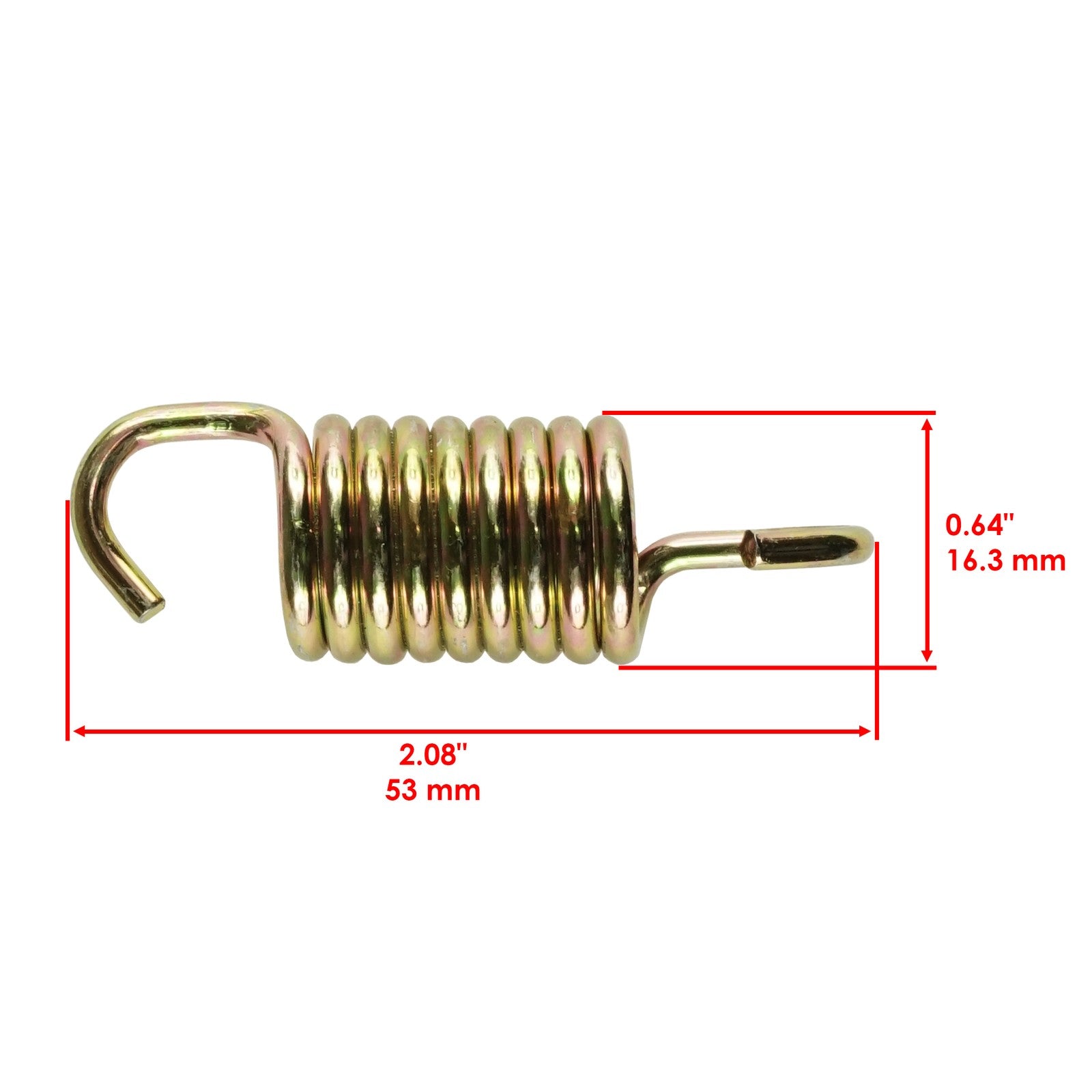 Exhaust Muffler Springs Replacement Set for Polaris Ranger 800 EFI (2010–2011)