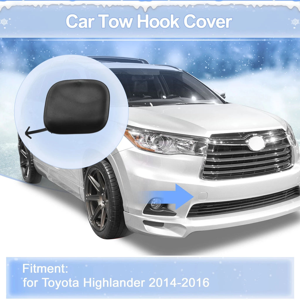 Tow Hook Cover Cap Right Front OEM Replacement for Toyota Corolla (2007–2009)