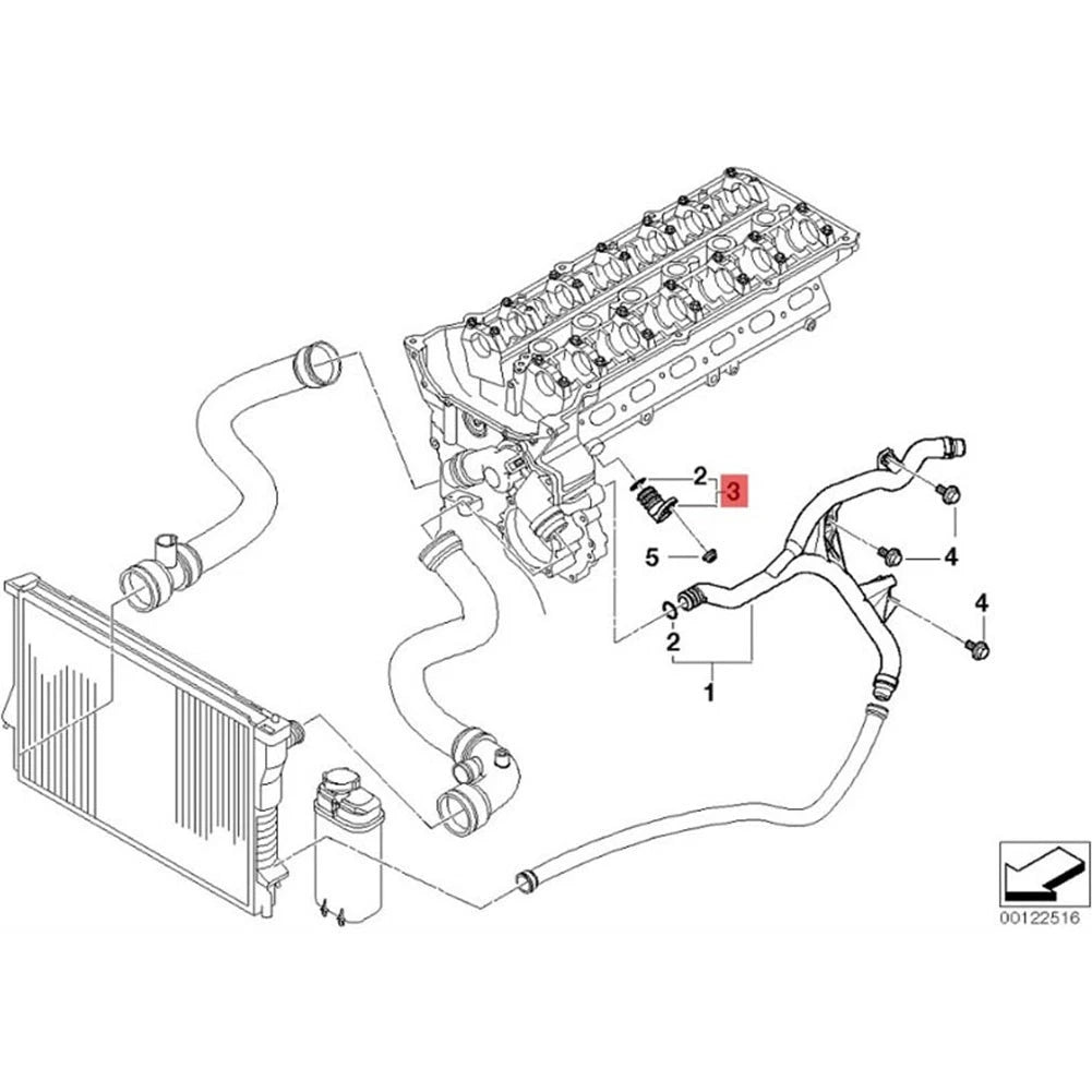 Engine Cooling Seal for BMW Vehicles (2010–2023)