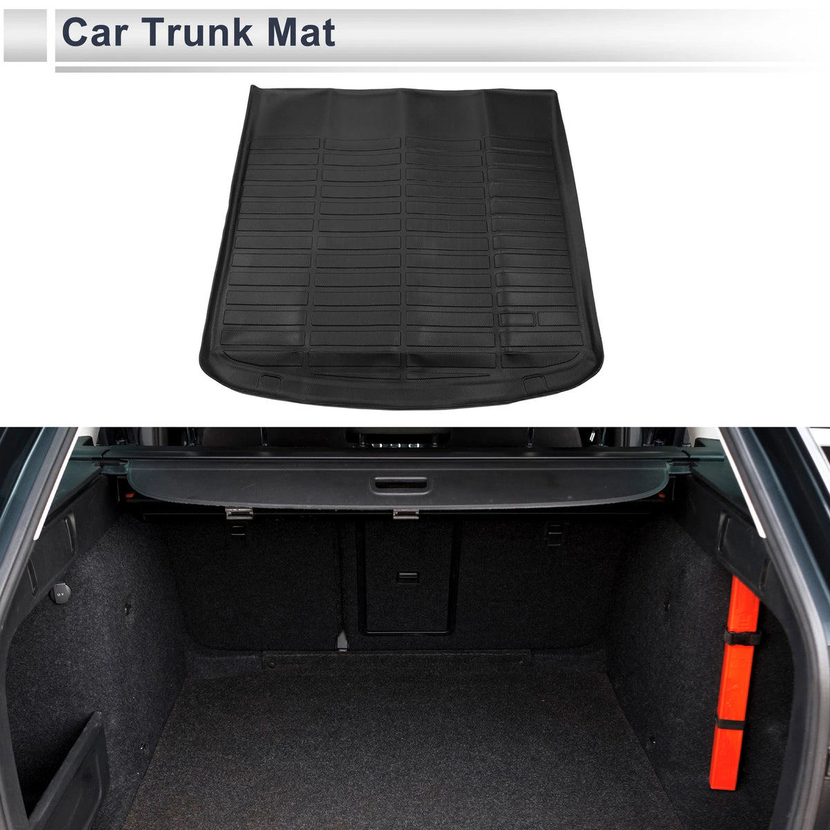 Cargo Liner Rear Trunk Mat for Lincoln MKX (2016–2018) & Nautilus (2019–2023) TPE