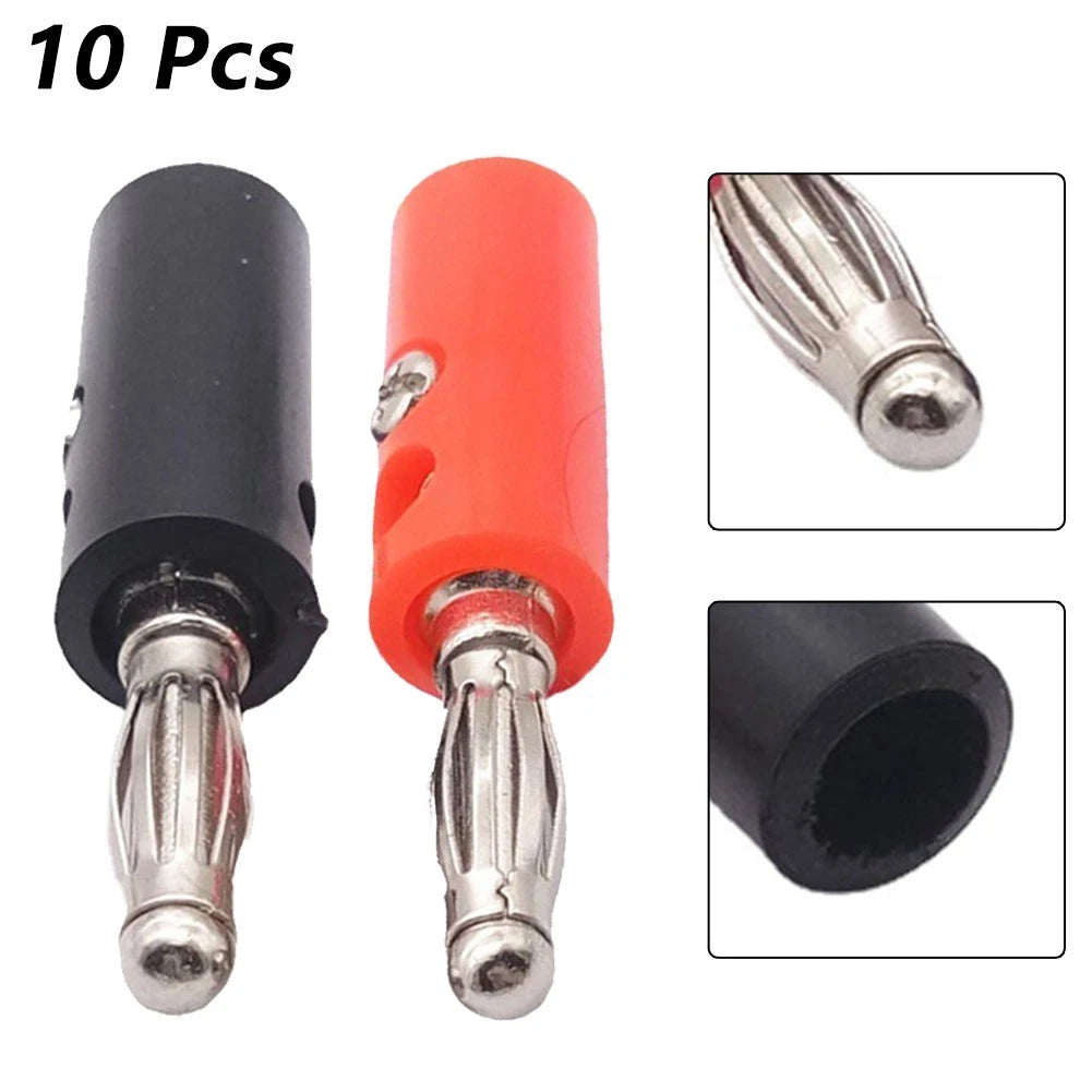 4X Nickel Plating Audio Speaker Fixed Connectors for