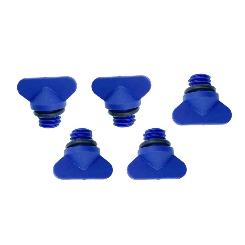 5 Pack Exhaust Manifold Water Drain Plug Screw Kit for Mercruiser (22-806608A02)
