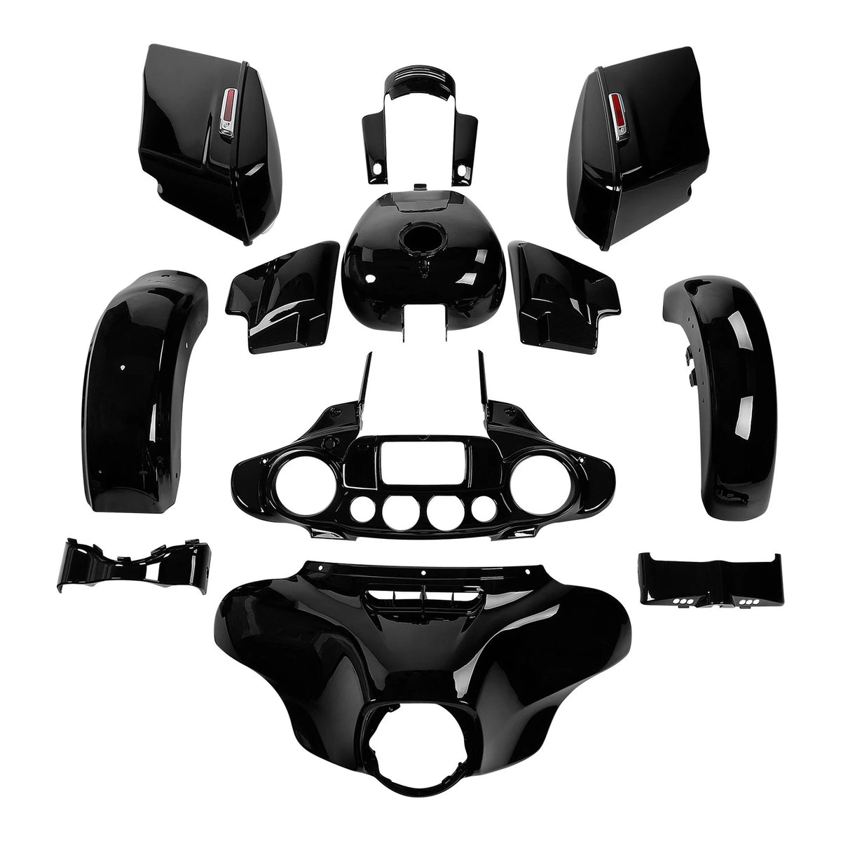 Fairings Bodywork Kit for Harley Street Glide Special (2014–2024) Vivid Black