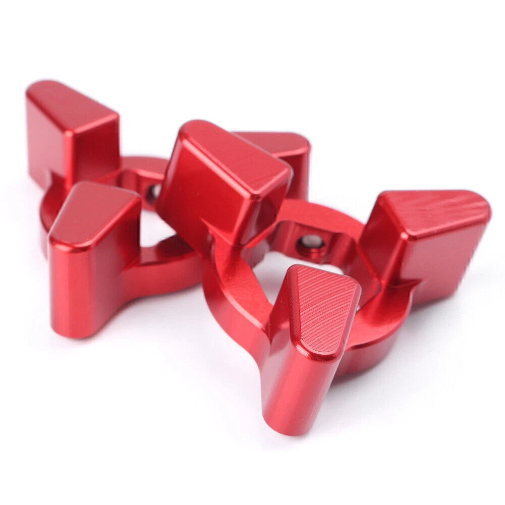 14mm CNC Fork Preload Adjusters Kit for Universal Motorcycles (Red/Blue)