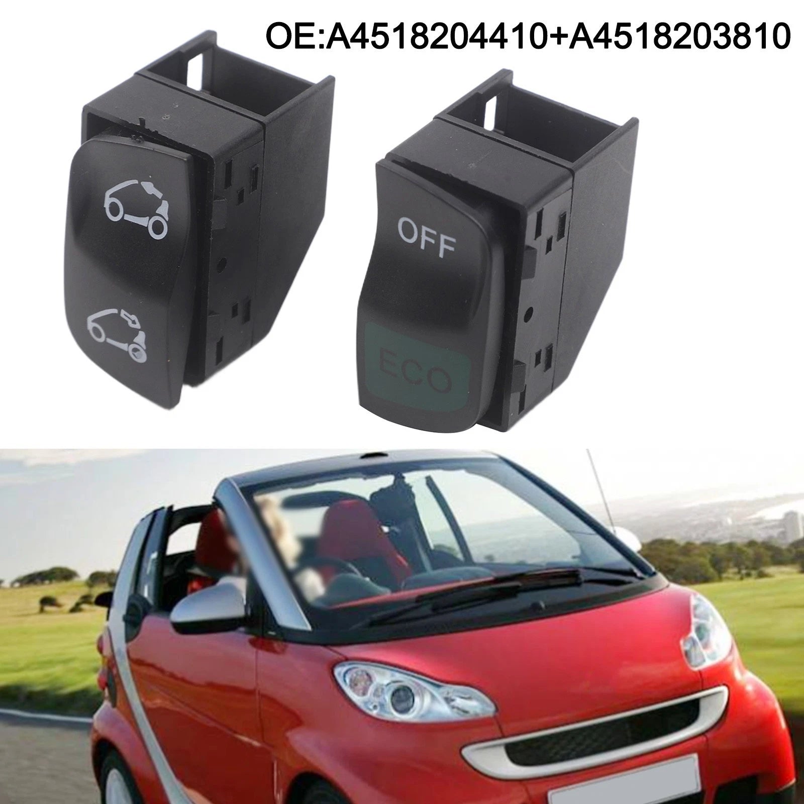 Sunroof Switch for Replacement (Plastic & Metal Components)
