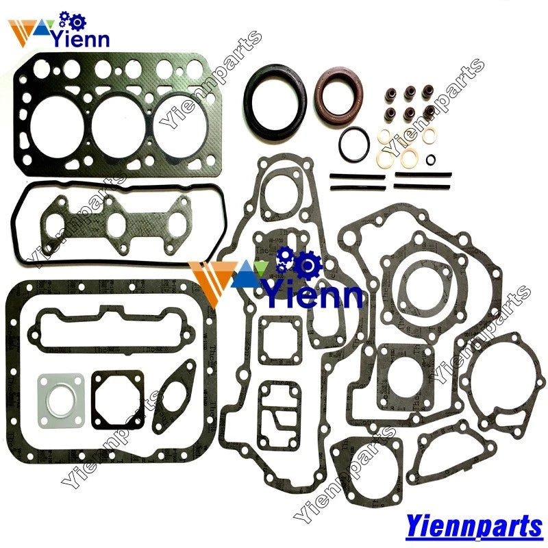 K3D Engine Gasket Kit for Mitsubishi Iseki Tractor Excavator (Upper & Lower)