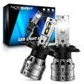 2X 9004 HB1 LED Headlight Bulbs for High & Low Beam (6500K)
