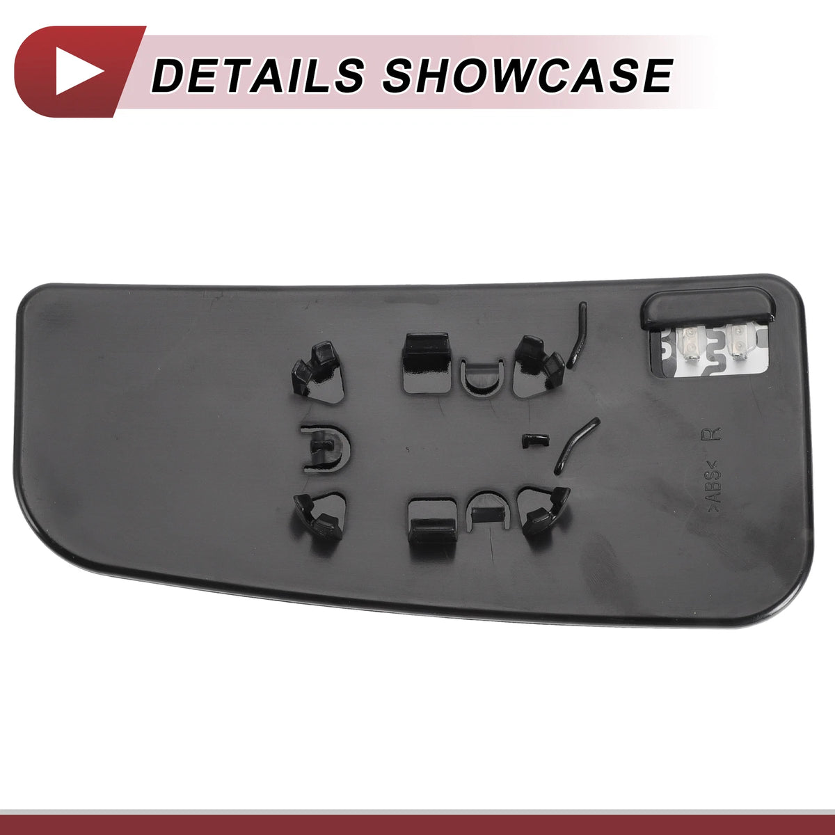 Heated Right Passenger Side Tow Mirror Glass for Ford