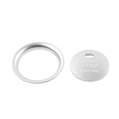 2X Silver Engine Start Push Button Cover Ring Trim for Mazda 3 (2004–2023)