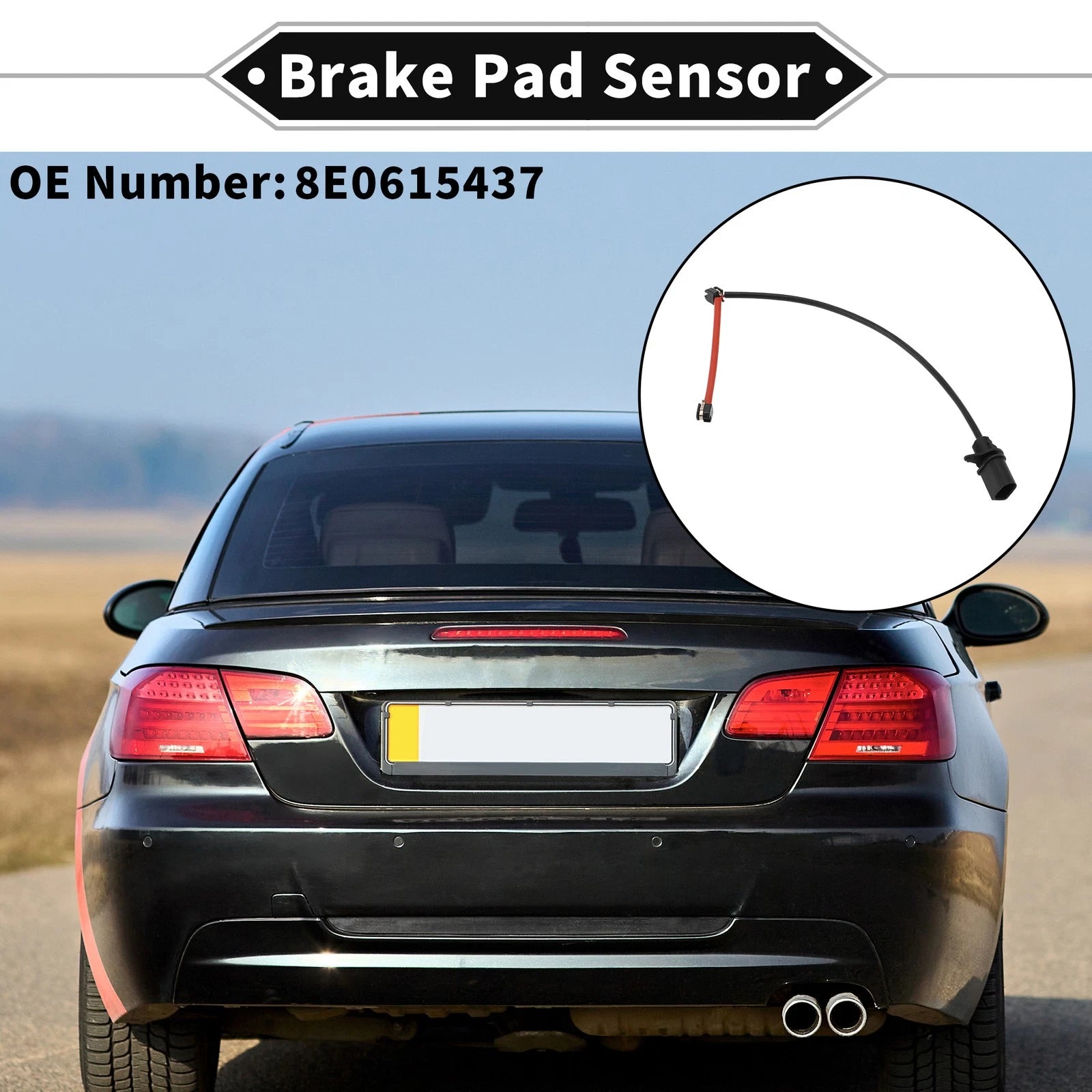 Brake Pad Wear Sensor Front for Audi R8 4.2 (2007–2015)