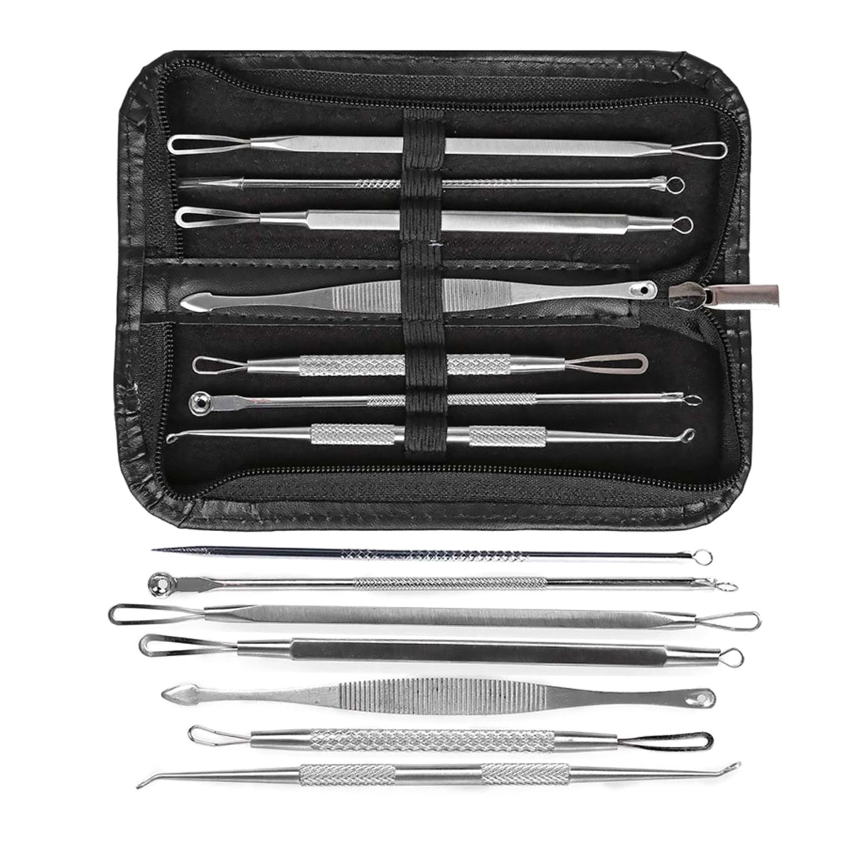 7Pcs Blackhead Pimple Comedone Acne Extractor Tool Set for All Models