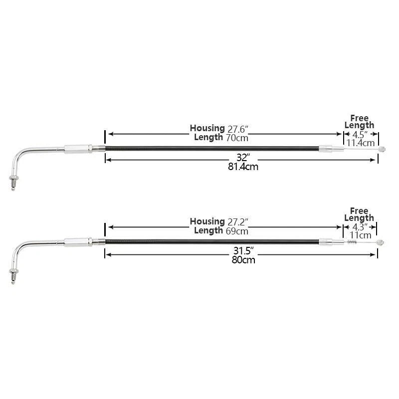 Throttle Cable Wire for Harley Sportster Iron 883 1200 XL883 XL1200 (2010–2023)